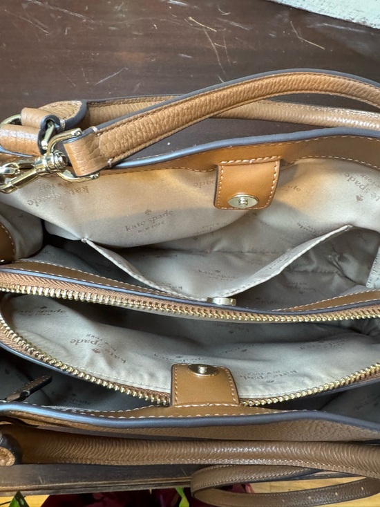 Kate Spade NY Darcy Pebbled Leather Medium Satchel Crossbody - Picture 11 of 15